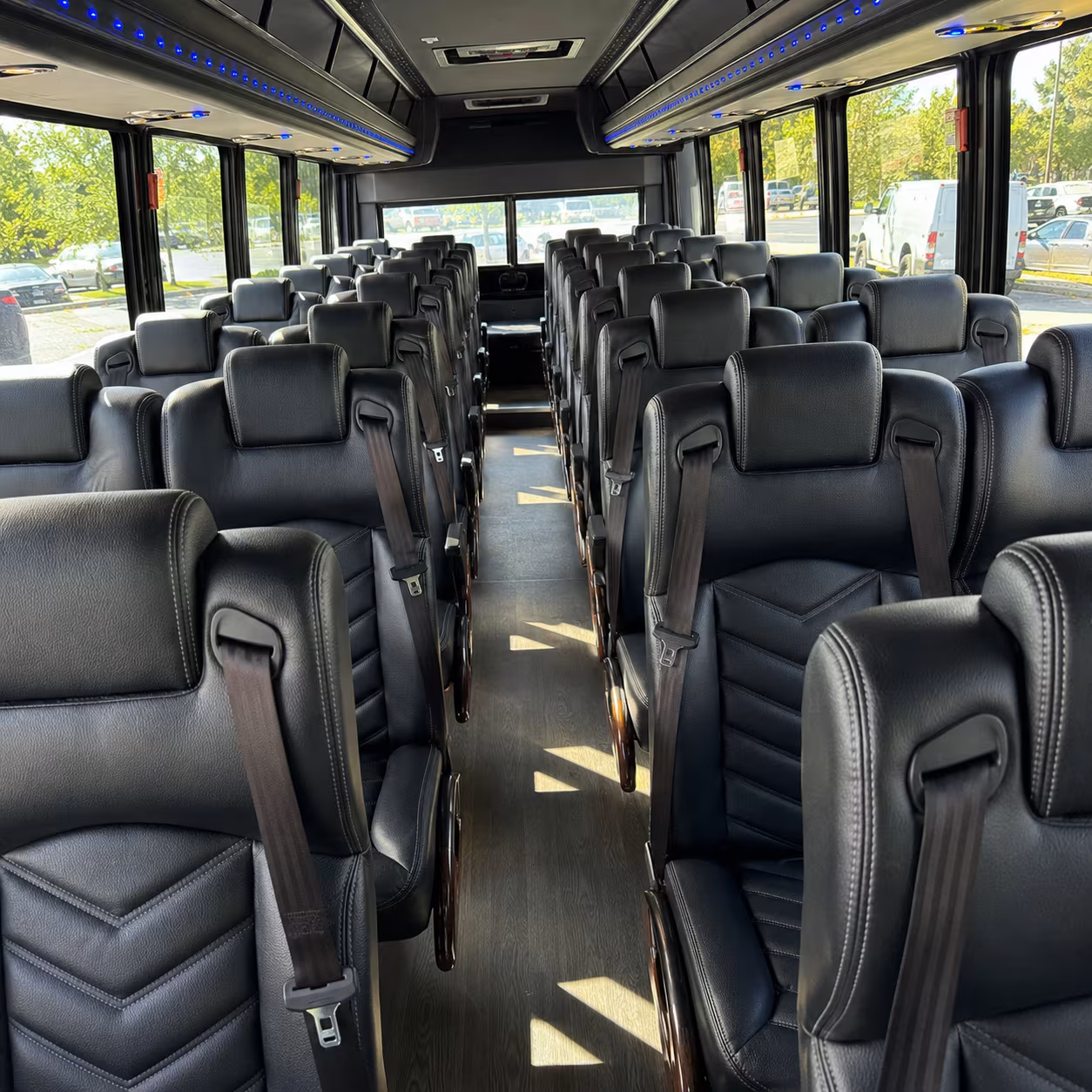 portland employee transportation onboard seating